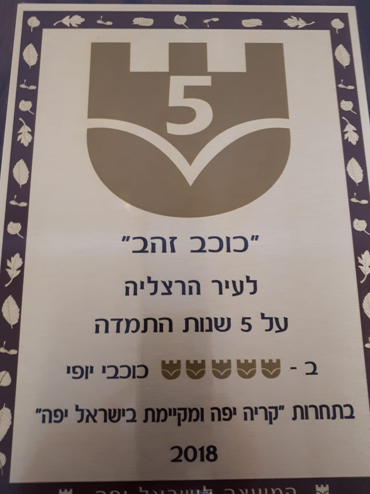 הרצליה זכתה ב-5 כוכבי יופי