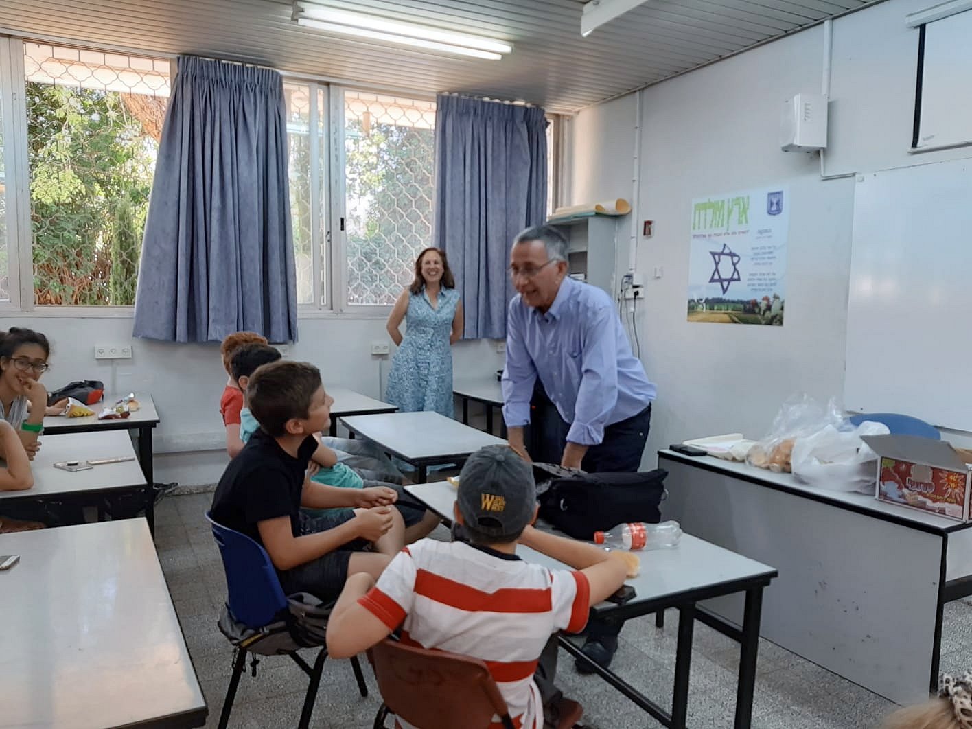 ביקור בכיתת העולים בהרצליה