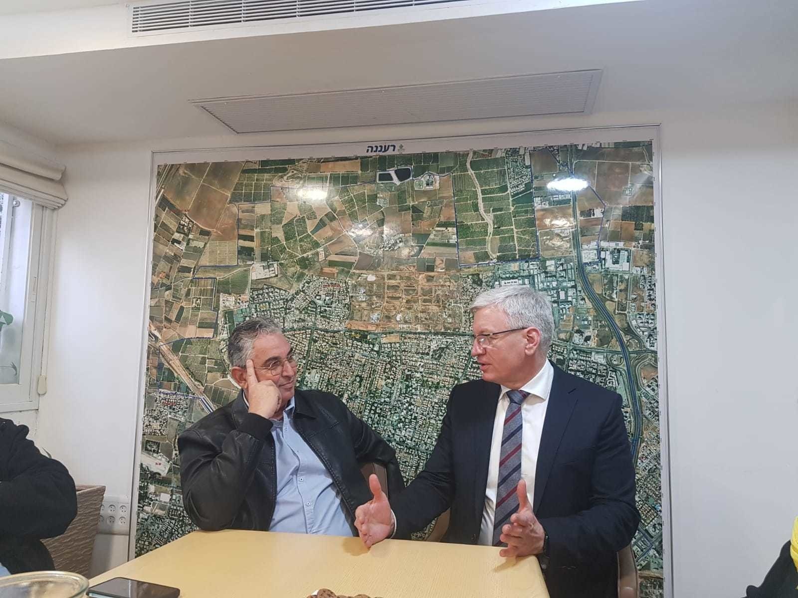 עשור לחתימת הסכם הערים התאומות רעננה -פוזנן