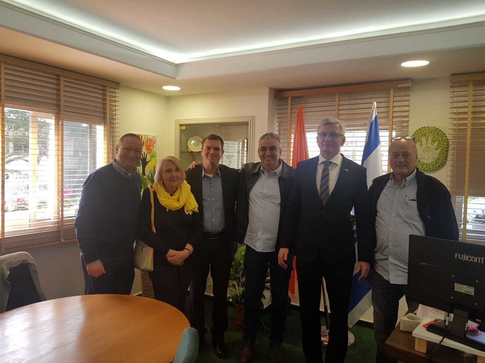 עשור לחתימת הסכם הערים התאומות רעננה -פוזנן