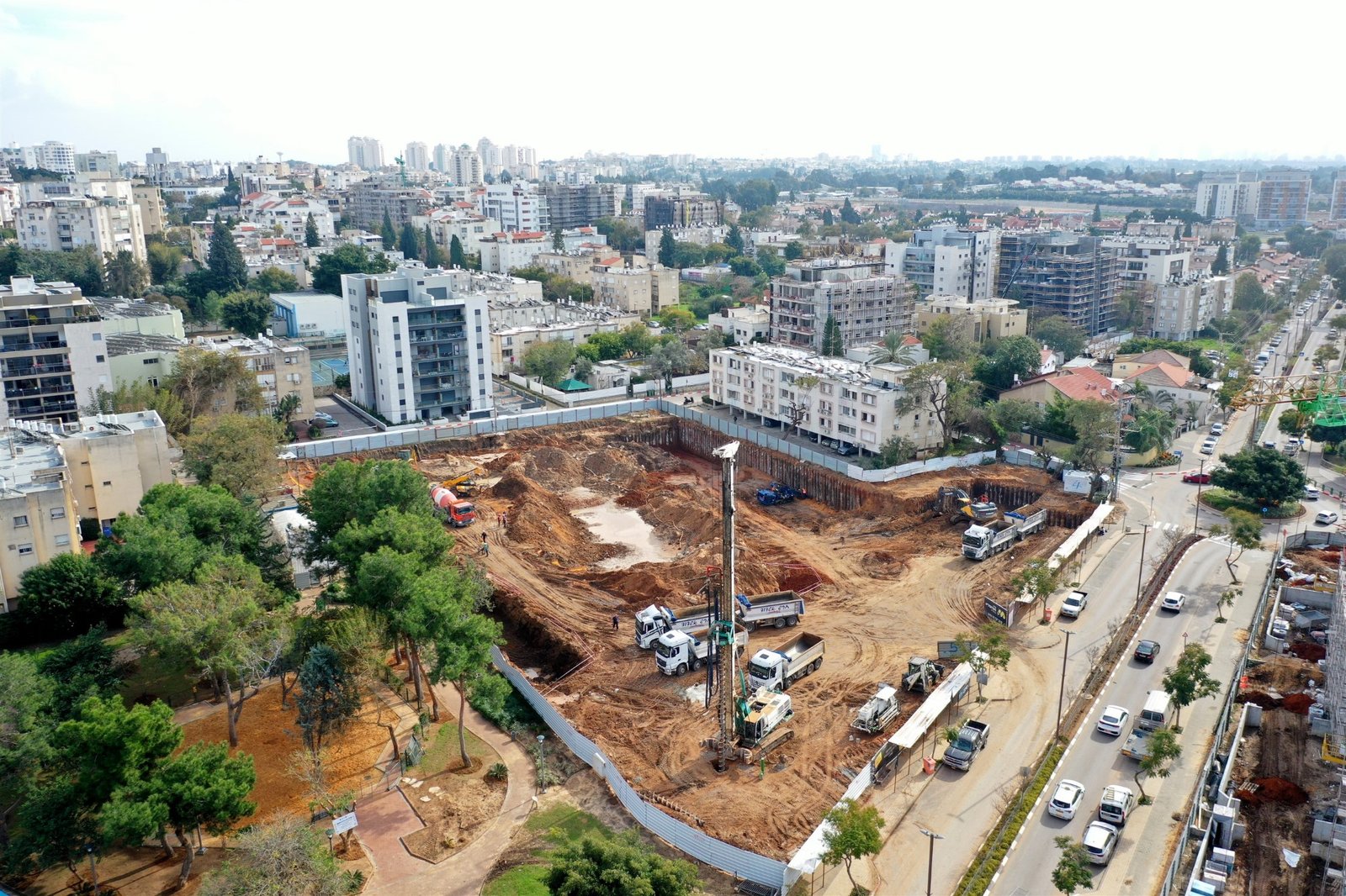 סיום עבודות הדיפון במתחם מטרופוליס הרצליה